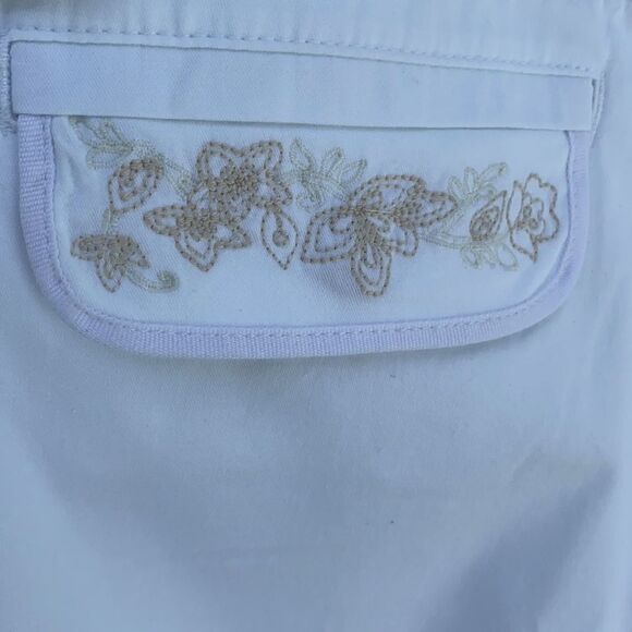 Gloria Vanderbilt Sz 24W Stretch NWT White Shorts - Picture 6 of 12